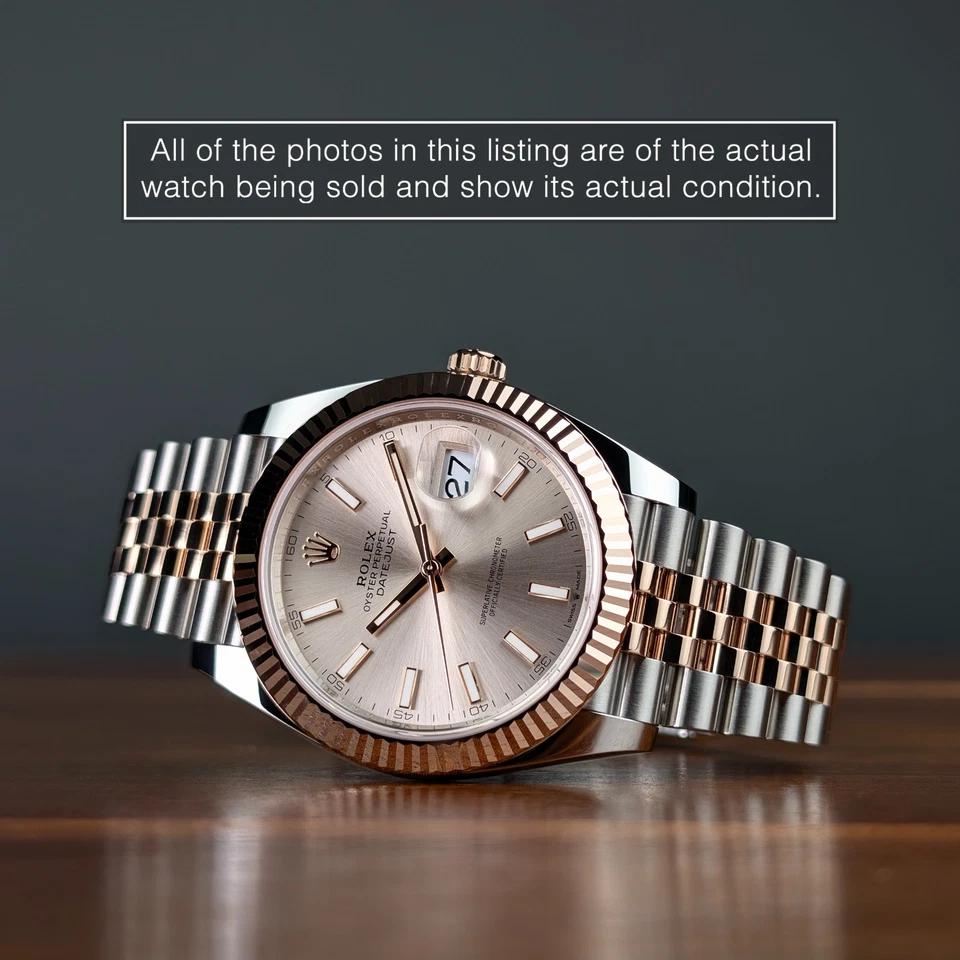 New September 2025 Sundust Jubilee Fluted Rolex Datejust 41 126331 - Image 2 of 4