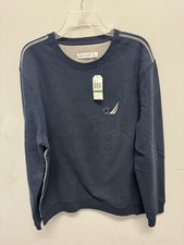Nautica Men  s Navy Crew Sweater Size Large New With Tags