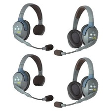 Eartec UL422 UltraLITE Full Duplex Wireless Intercom 2 Way Communication System