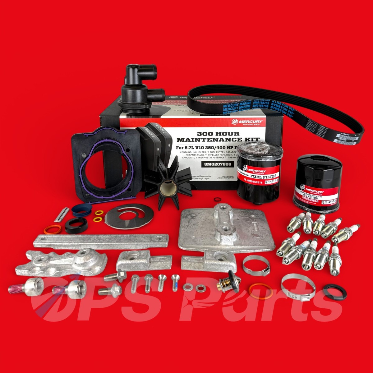 Mercury 5.7L/ V10 350-425 HP - 300 Hour Service Kit - 8M0207808