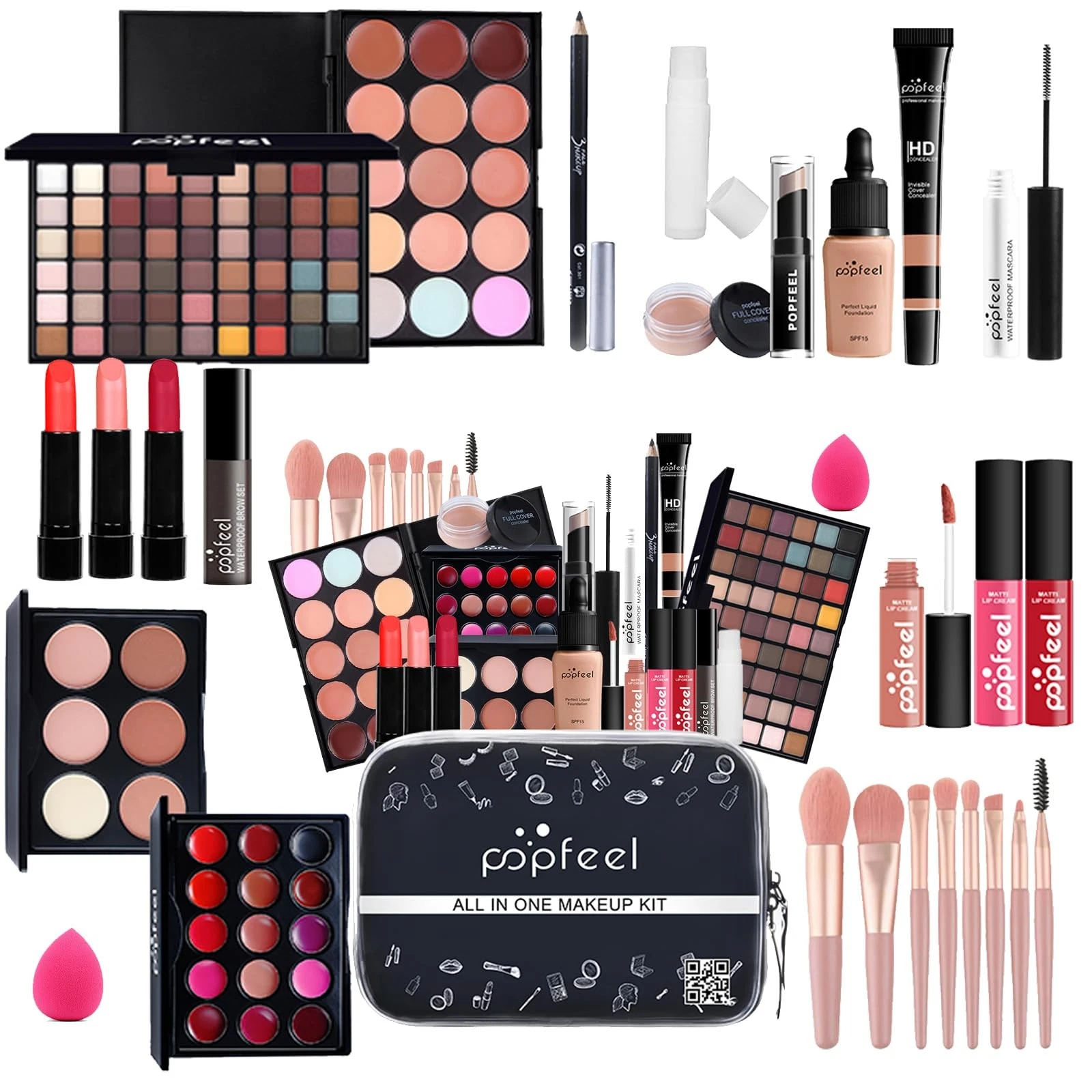 Makeup Kit All-in-one Makeup Gift Set for Women Full Kit, Eyeshadow Palette, ...