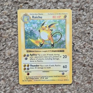 1st Edition Shadowless Raichu | eBay