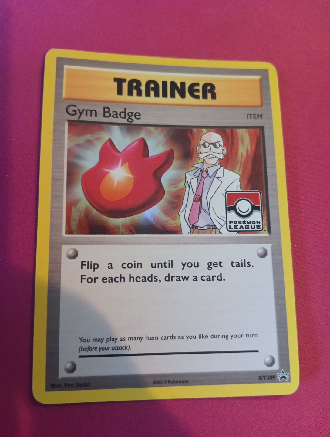Gym Badge (Blaine) XY209 Xy Promos Holo Pokemon TCG NM/VLP Vintage
