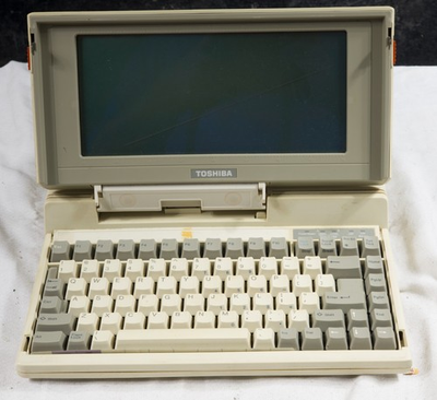 #ad #ad Vintage Toshiba T1100 Plus laptop PA7042U parts or repair $90.00