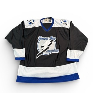 Vintage Adidas Team Classics Tampa Bay Lightning Hockey Jersey Men's Size 56 92