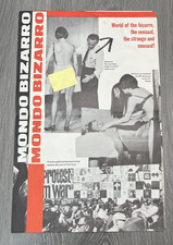 Original 1960s Mondo Bizarro Movie Pressbook Exploitation Film Olympic Int'l