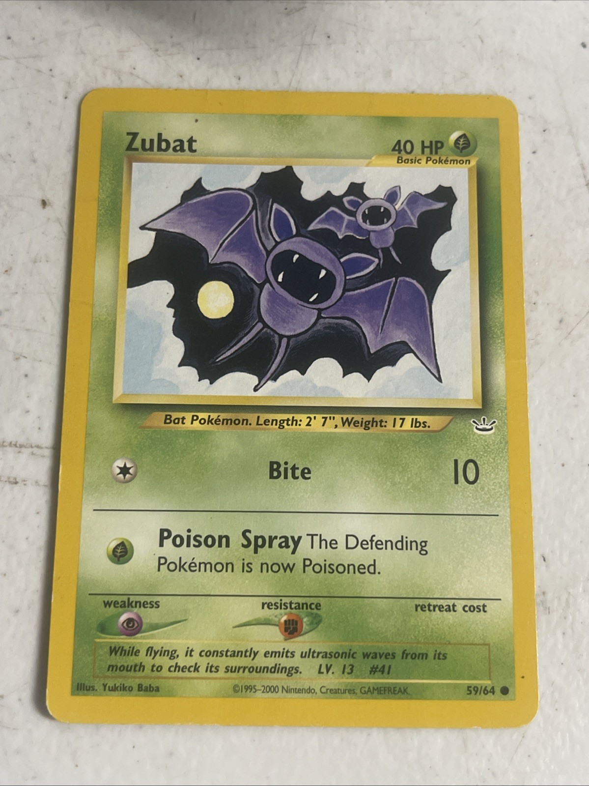 Zubat 59/64 Neo Revelation Regular Mp