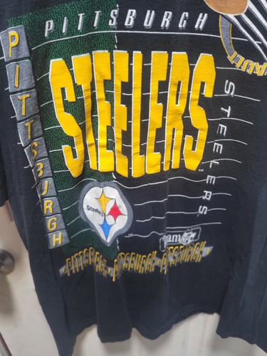 VINTAGE 1992 RARO Aerial Assault Wrap Around Salem NFL Pittsburgh Steelers... - Foto 4 di 6