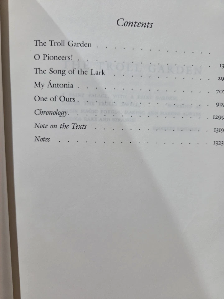 Early Novels & Stories /Later Novels Set, Willa Cather VG Dust Jack.1987, 1990 Foto 4 de 4