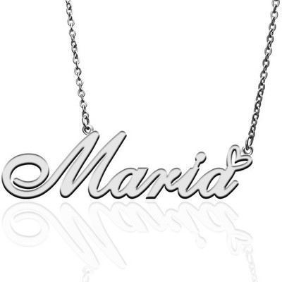 Maria Custom Name Necklace Customized Personalized Plated Name Necklace for Moth