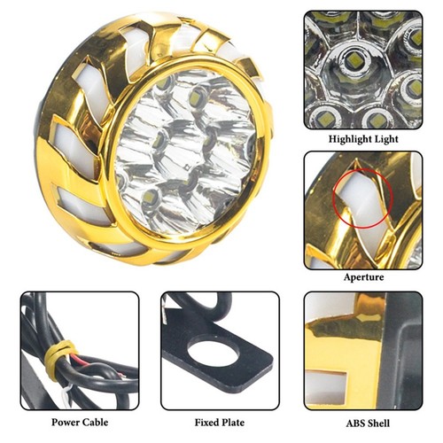 Motorcycle LED Headlight Colorful Dynamic Signals for Better Visibility