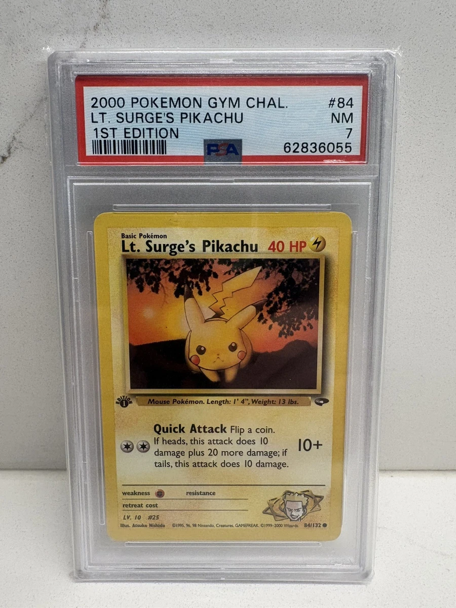 Pokémon TCG Grade 7 Pikachu Individual Collectible Card Game Cards