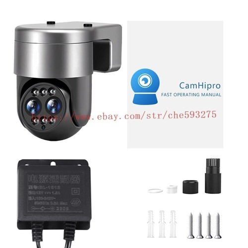 8MP HD Wifi 3X Zoom PTZ Camera Dual Lens 2-Way Audio AI Auto Tracking IP Camera - Picture 12 of 16