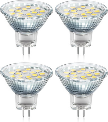 MR11 GU4 12V-24V LED Light Bulbs, 2W Equivalent 10W-20W Halogen GU4 Bi-Pin Base