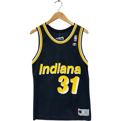 Men's Vintage Indiana Pacers #31 Reggie Miller Black NBA Jersey S