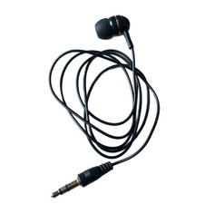 .5mm Single Side In Ear Earphone Earbud Coiled Corded Headsets for Mobile Phone