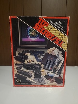 TSR: Top Secret / SI Box Set - The Espionage Roleplaying Game With Original Dice