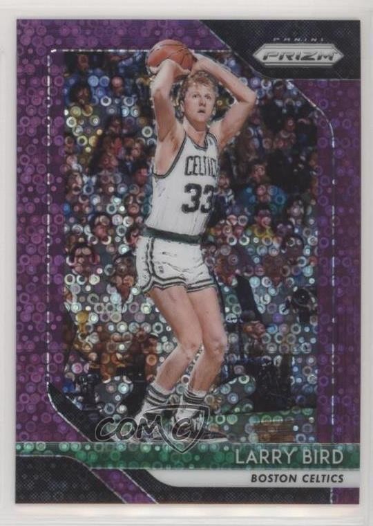 2018-19 Panini Prizm Fast Break Purple Prizm 23/75 Larry Bird #85 HOF 0ad