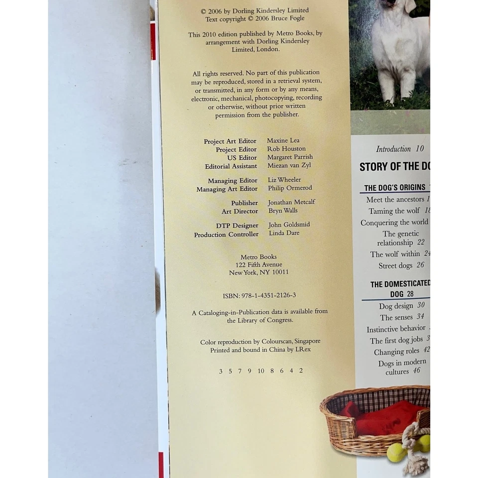 Dogs A Visual Reference Guide Dr. B. Fogle Metro Books 2010 Like New Softcover - Image 4 of 4