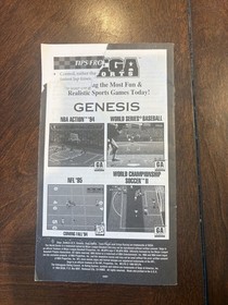 Virtua Racing Sega Genesis 32X Manual Only Original Authentic Acceptable Cond