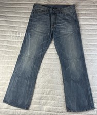 Lucky Brand Relaxed Bootcut Jeans Mens 32 Regular Inseam Baggy USA Made Denim
