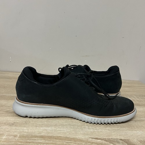 Cole Haan Men's 2.0 Zero Grand Laser Wingtip Oxford Size 11M Black C23807 - Picture 6 of 14
