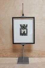  Adjustable Easel Display Stand  - Steel & Enamel  - Art Deco Style