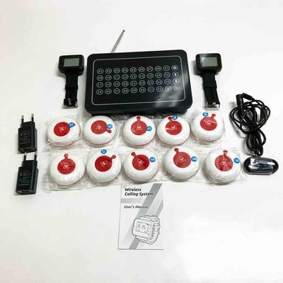 CYSSJF Caregiver Pager  - Drahtloses Rufsystem für Restaurant, Krankenhaus,