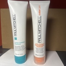 Paul Mitchell SUPER-CHARGED TREATMENT and COLOR PROTECT TREAMENT, 5.1 fl. oz. EA