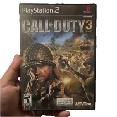 Call of Duty 3 by Activision Sony PlayStation 2 Shooter Online Multiplayer 2006