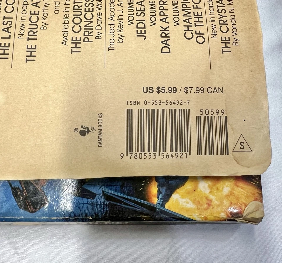 14 Star Wars Paperback Book Bulk Lot Vintage 1990's Foto 4 de 4