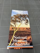 VINTAGE BROCHURE NATIONAL MUSEUM OF AUSTRALIA TOURISM ADVERTISEMENT 1980s