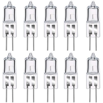 Transparente G4 Halogenlampen 12V 20W, Dimmbar - 10 Stück für Zuhause & Handwerk