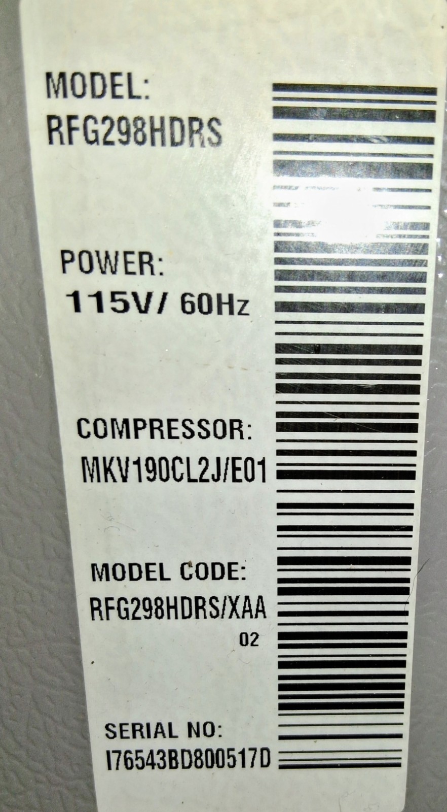 Samsung DA97-06417Q Assy-French door flipper from RFG298HDRS/XAA 