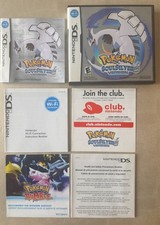 Pokemon SoulSilver Nintendo DS Case Box Art, Manual and Inserts ONLY - NO GAME