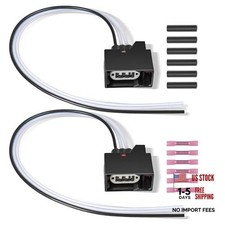 2PCS Front Turn Signal Light Connector Plug Harness for 2007-2018 Jeep