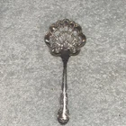 Antique Gorham Strasbourg Sterling Silver 4 3/8” Bon Bon Spoon w/ Pierced Bowl