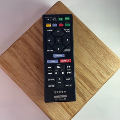 Sony OEM RMT-B126A Blu-Ray Player Remote Control Genuine BDP-S7200 S6200 S5200