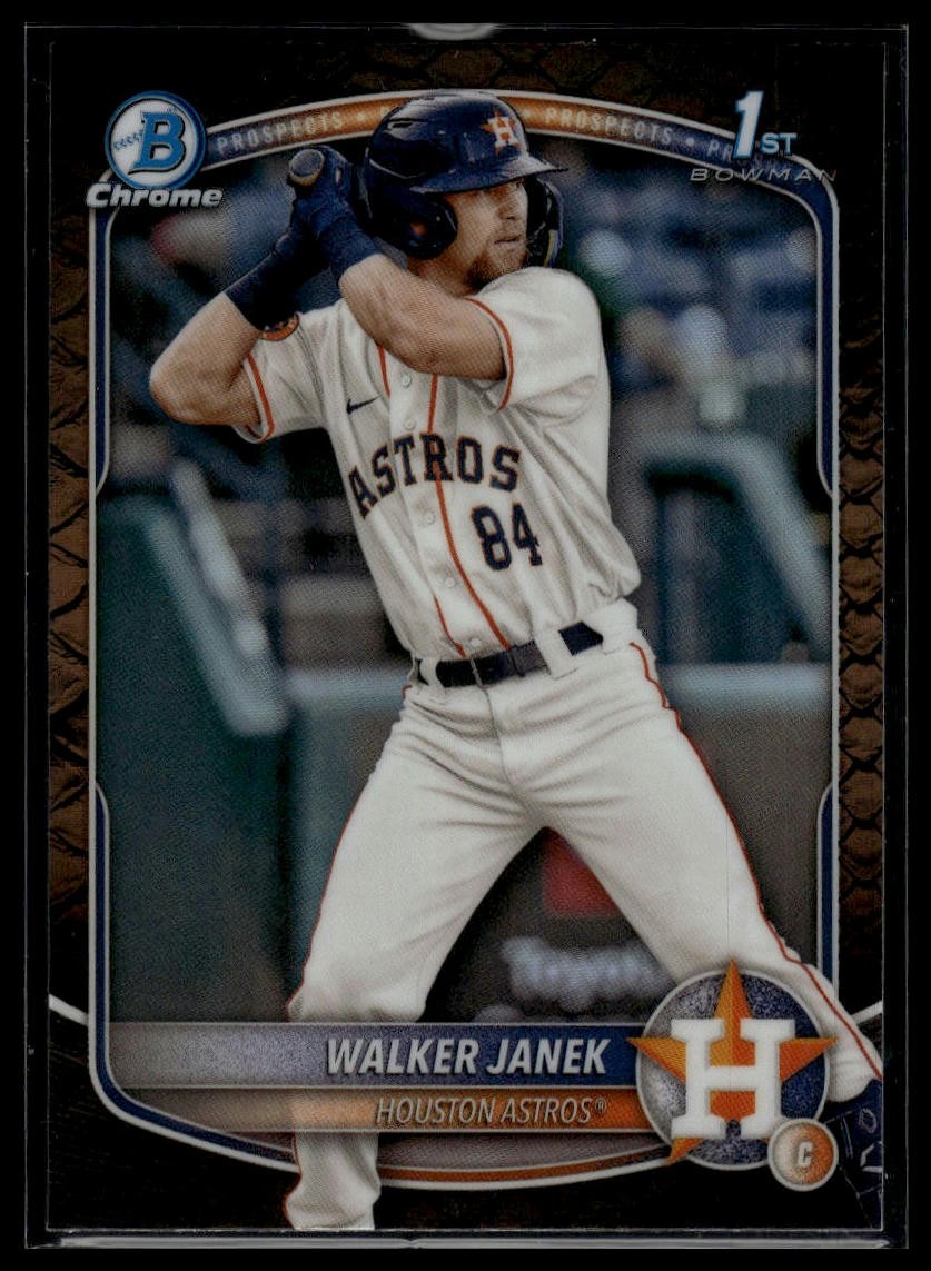 2025 Bowman #BCP-15 Walker Janek Chrome Prospects Reptilian Refractor