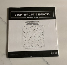 Stampin Up Raindrops embossing folder