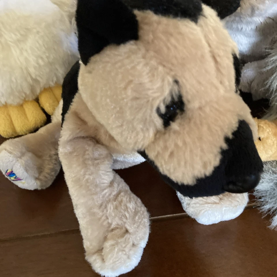 Webkinz Lot of 5 Plush Animals Porcupine, Squirrel, Hedgehog, Shepherd NO CODES - Image 3 of 4