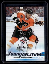 2019-20 Upper Deck Series 1 Young Guns Carsen Twarynski.... Rookie #214