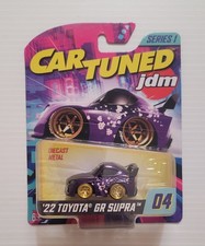 Car Tuned Jdm Series 1 22 Toyota Gr Supra - Gold Wheels Variation
