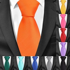 Men's Black Suit Tie for Wedding Business Groomsman Suit Formal Suit Accessories