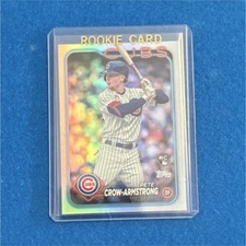 2024 Topps Series 2 Pete Crow-Armstrong (Rookie Card) Rainbow  Foil  #407