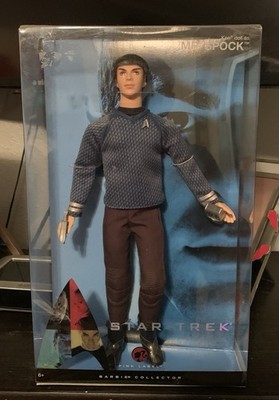 Five Barbies From The Star Trek Series