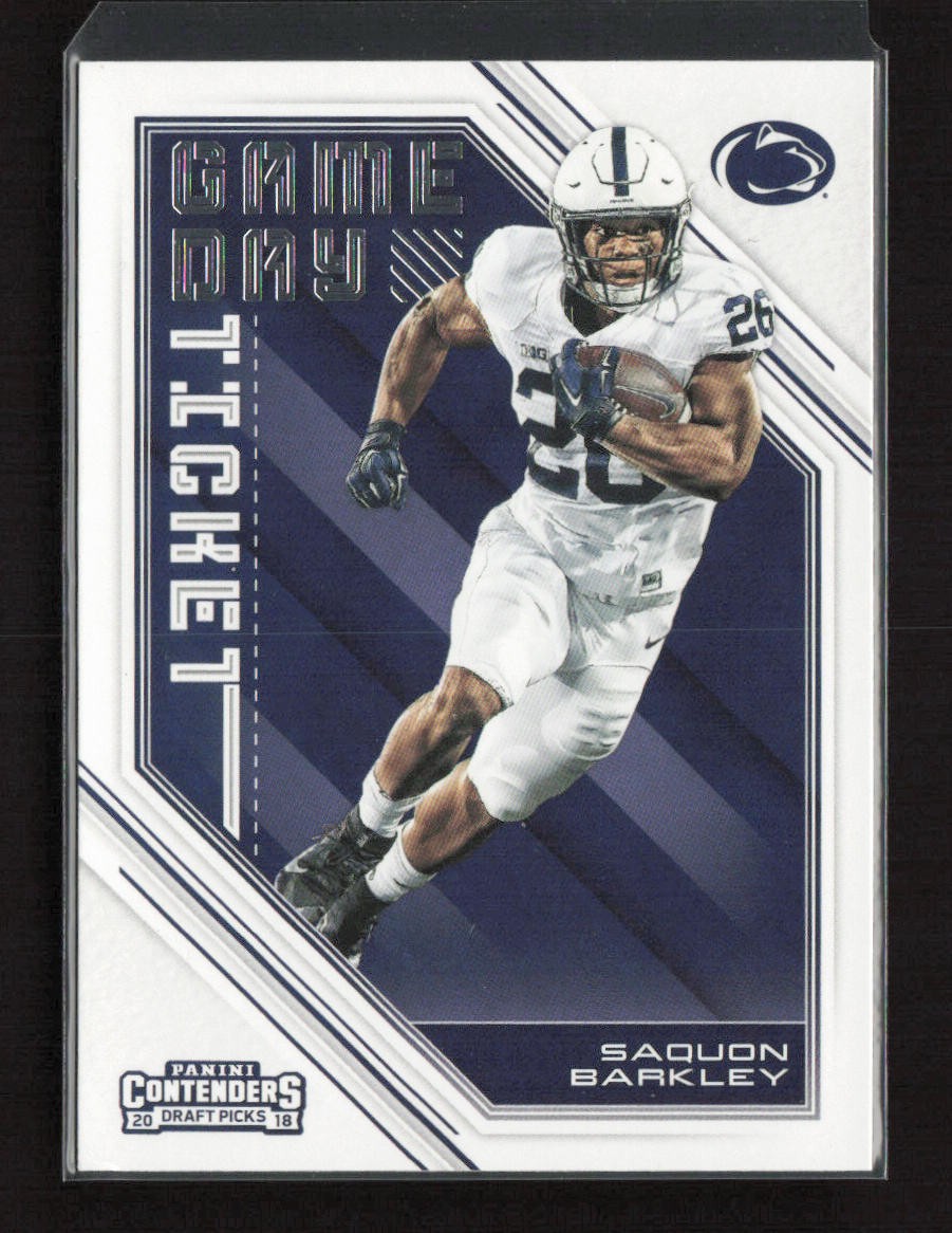 2018 Panini Contenders Draft Picks #5 Saquon Barkley Game Day Ticket