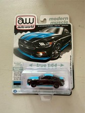 2024 Auto World Modern Muscle 2015 FORD MUSTANG GT Petty's Garage Black P65