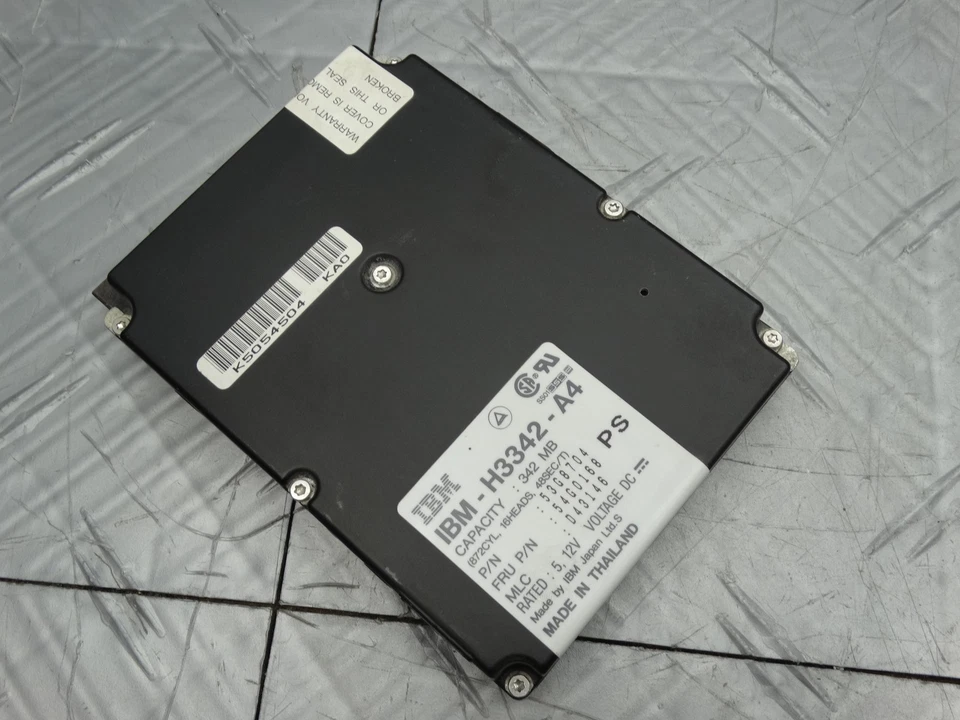 IBM 342MB Hard Drive IDE IBM-H3342-A4 / 53G8704 / 54G0168 / D43146 - Image 2 of 4