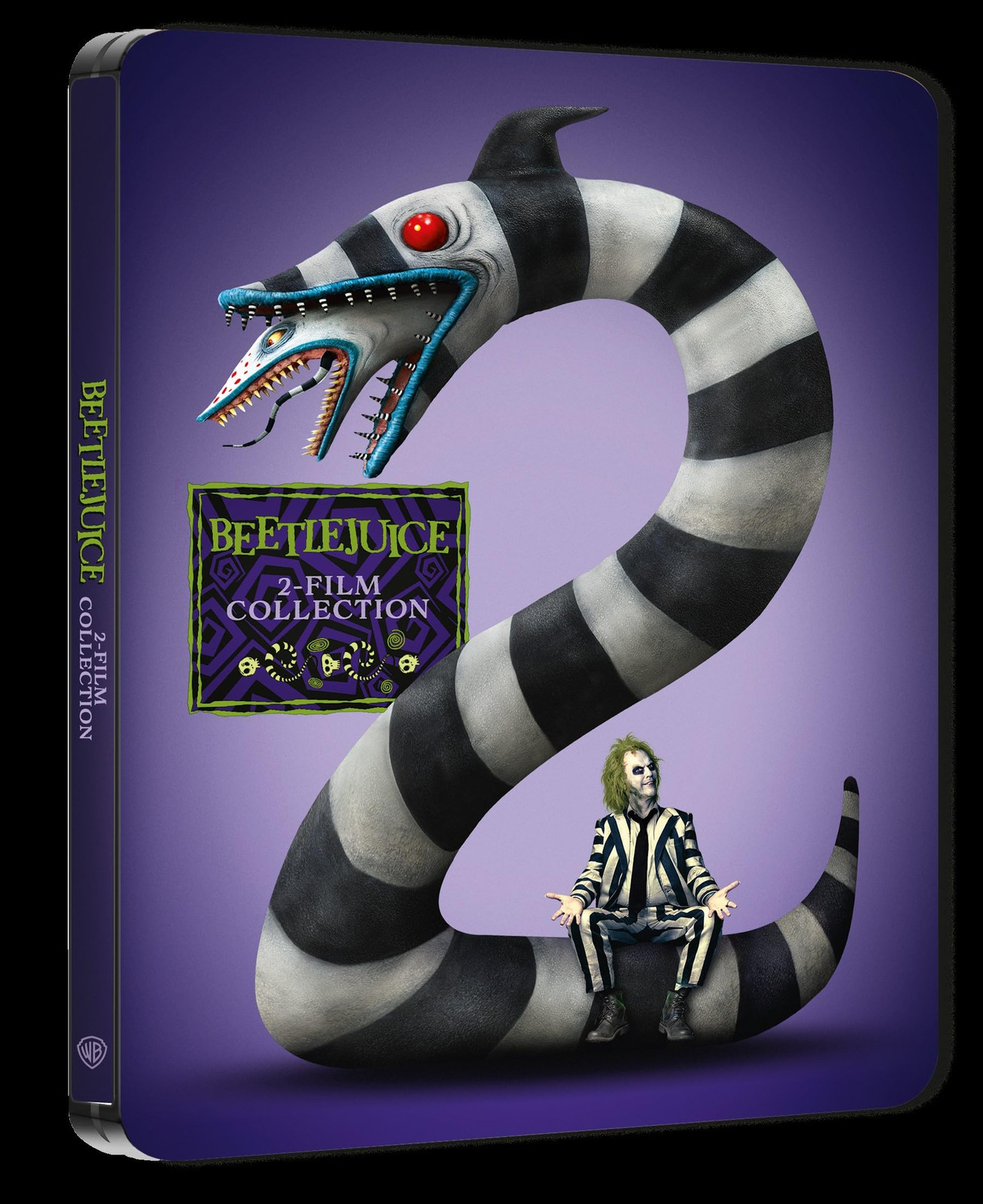 BEETLEJUICE 2-FILM STEELBOOK (4K Ultra HD) (4K UHD Blu-ray) Jenna Ortega